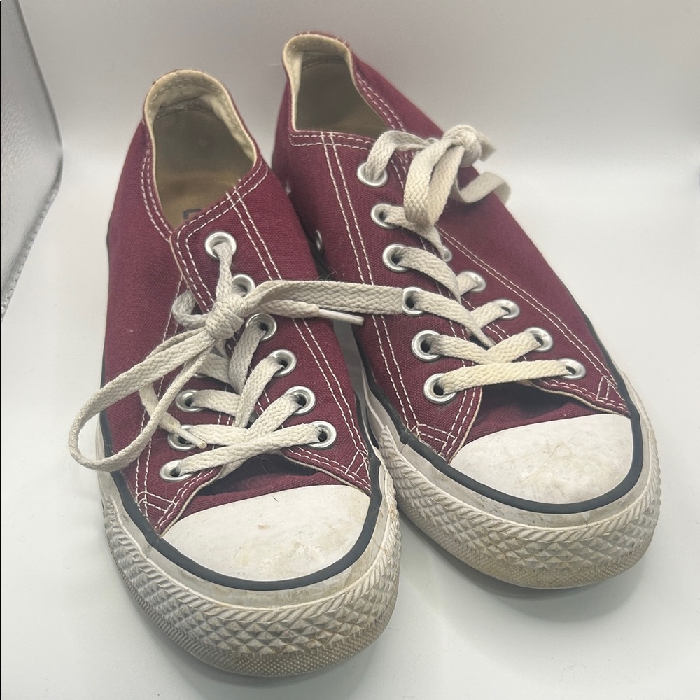 Maroon Canvas Sneakers Converse